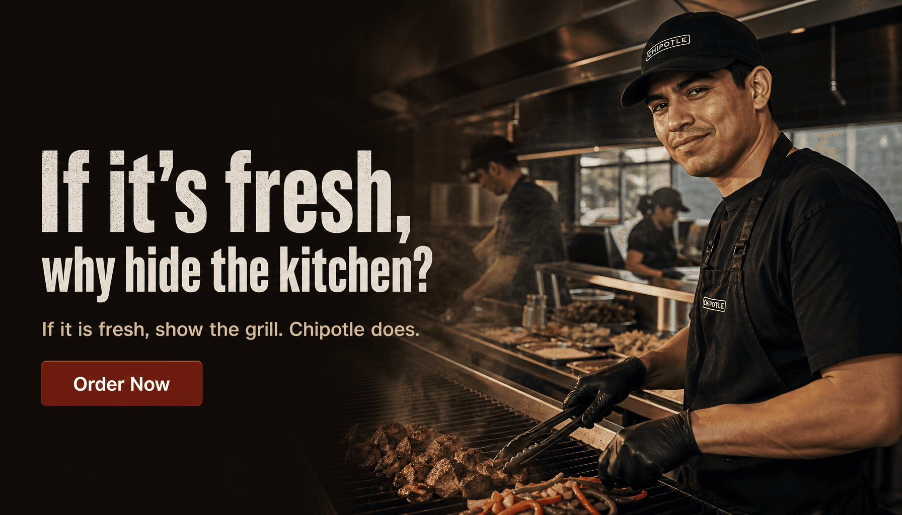 Chipotle spec banner ad created by Ad Legends