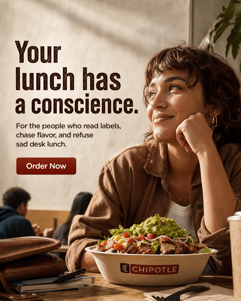 Chipotle feed post spec ad created by Ad Legends