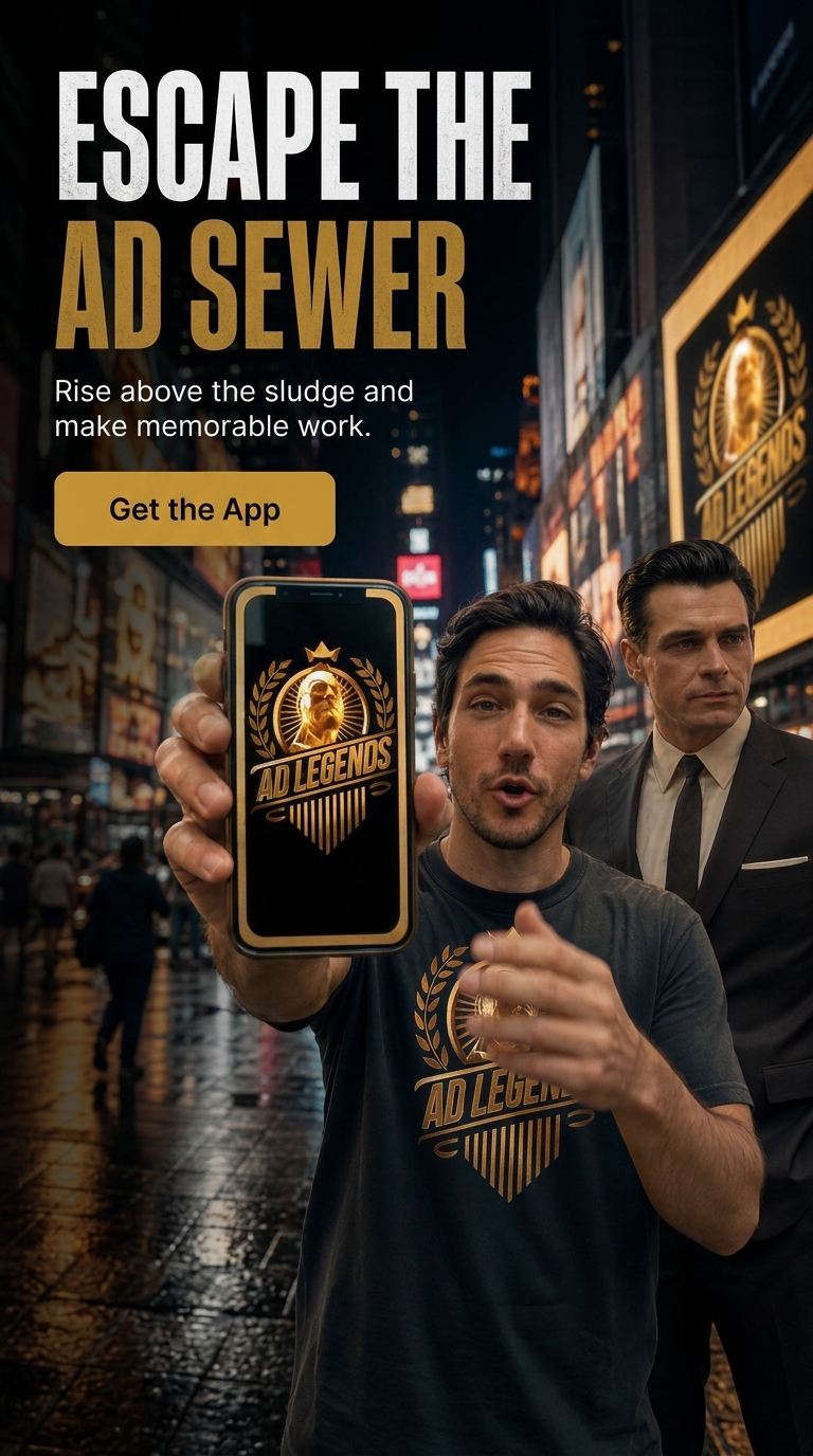 Hyper-realistic cinematic street photography with gritty textures, wet pavement reflecting chaotic billboards and screens. Dramatic negative space isolates the central figure. High contrast between visual sewage and human clarity. Bold, confrontational with zero apology, surgically precise typography integration.