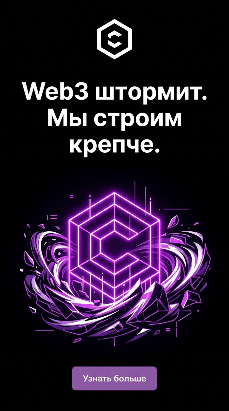 Style: graphical, Focus: abstract, solid black background with neon purple text glow, minimal visual elements, typography-forward layout, high-contrast accents